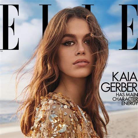 kaia gerber modeling photos